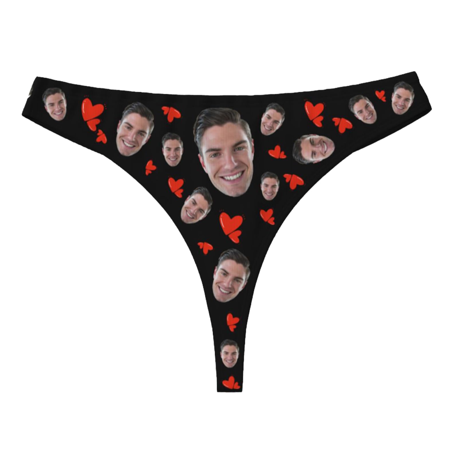 Custom Thong for Women Personalized Thongs with Face Photo Customized underwear Panties Funny Gifts for Her