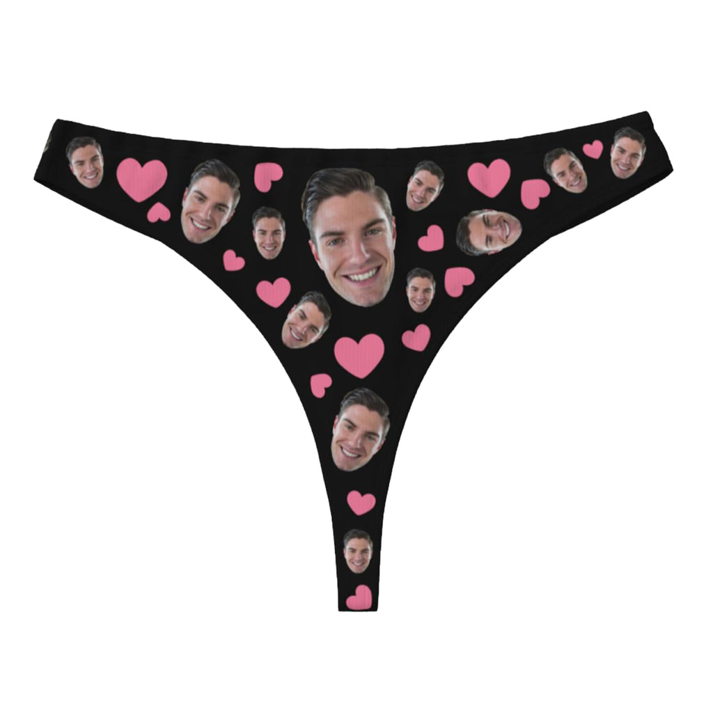 Custom Thong for Women Personalized Thongs with Face Photo Customized underwear Panties Funny Gifts for Her