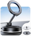 NeverDrop Magsafe Car Mount [2 Bases for Any Surface | 118+LBS Ultra Grip | 2400gf Strong Magnetic] 360° Adjustable Car Phone Holder, Phone Holders for Your Car for All Smartphones, Carbon Fiber