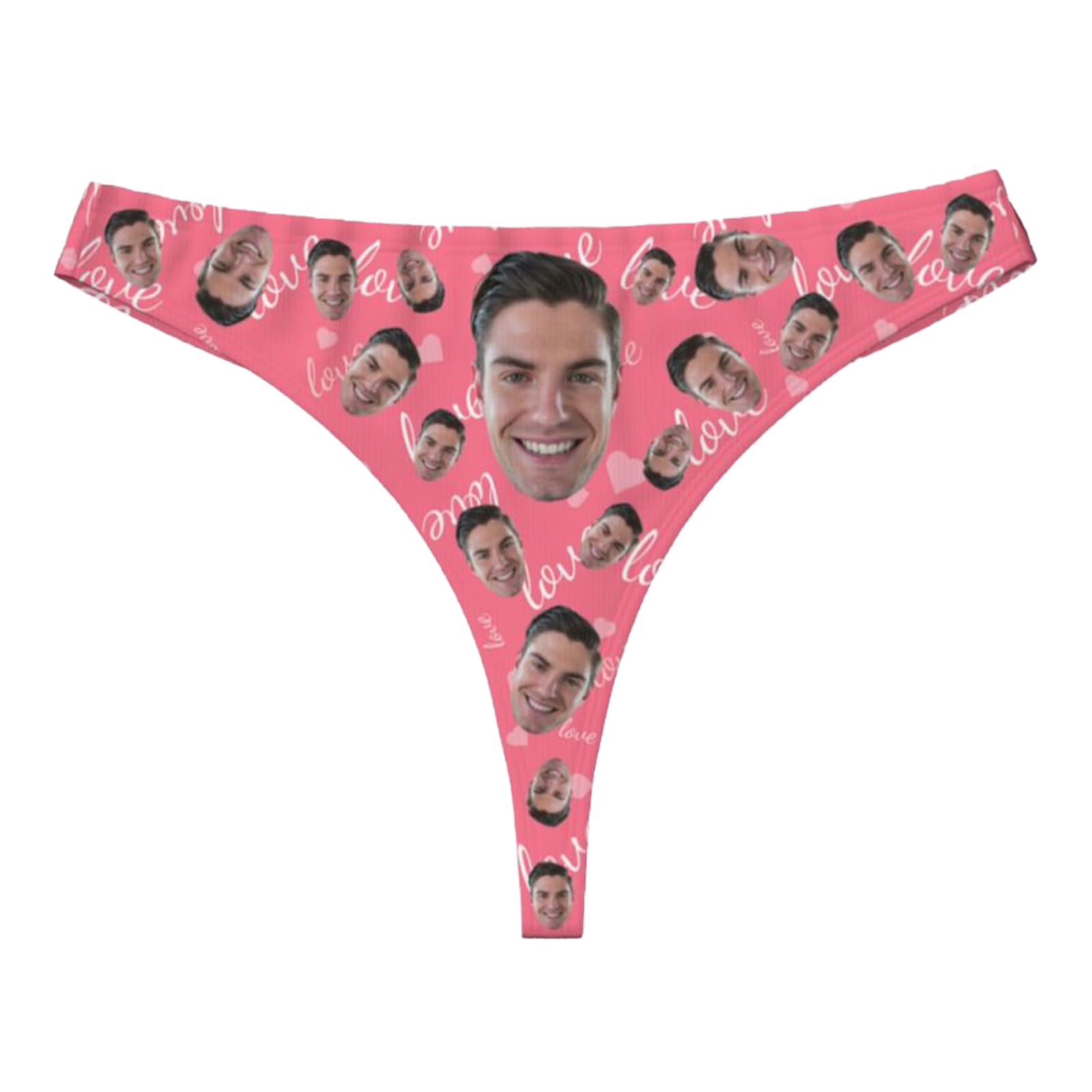 Custom Thong for Women Personalized Thongs with Face Photo Customized underwear Panties Funny Gifts for Her
