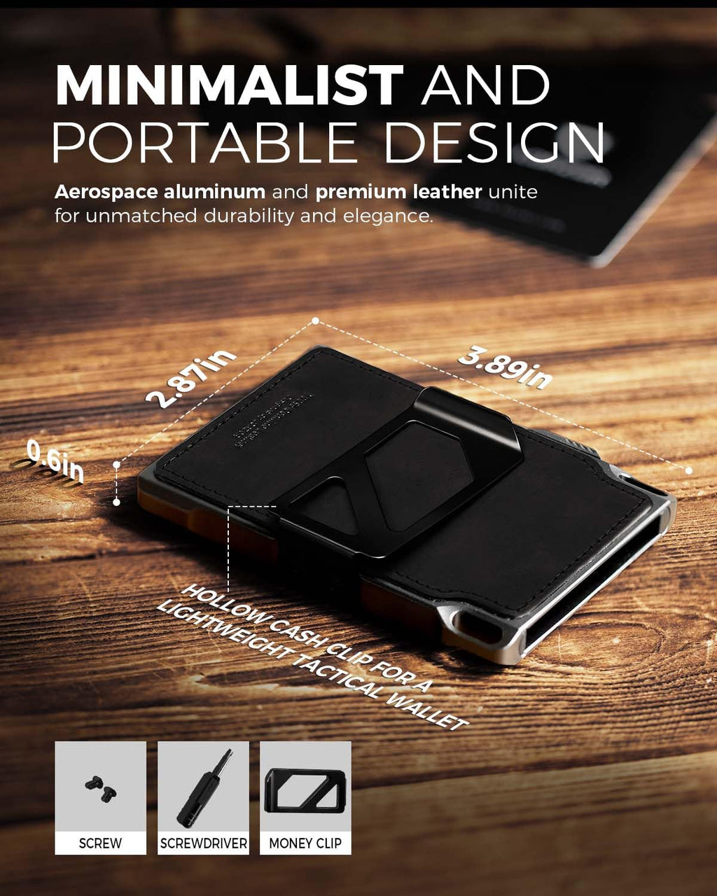 LORZOR Slim Tactical Wallet for Men- Minimalist Front Pocket Full Grain Leather Wallet for 10 Cards, RFID Blocking Aluminum Cardholder, Smart Pop Up Card Case, Money Clip, Gift Boxed(DistressBrown)